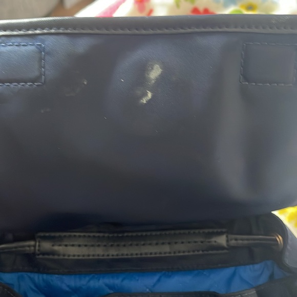 Tory Burch Blue Draw String Backpack - Picture 8 of 13